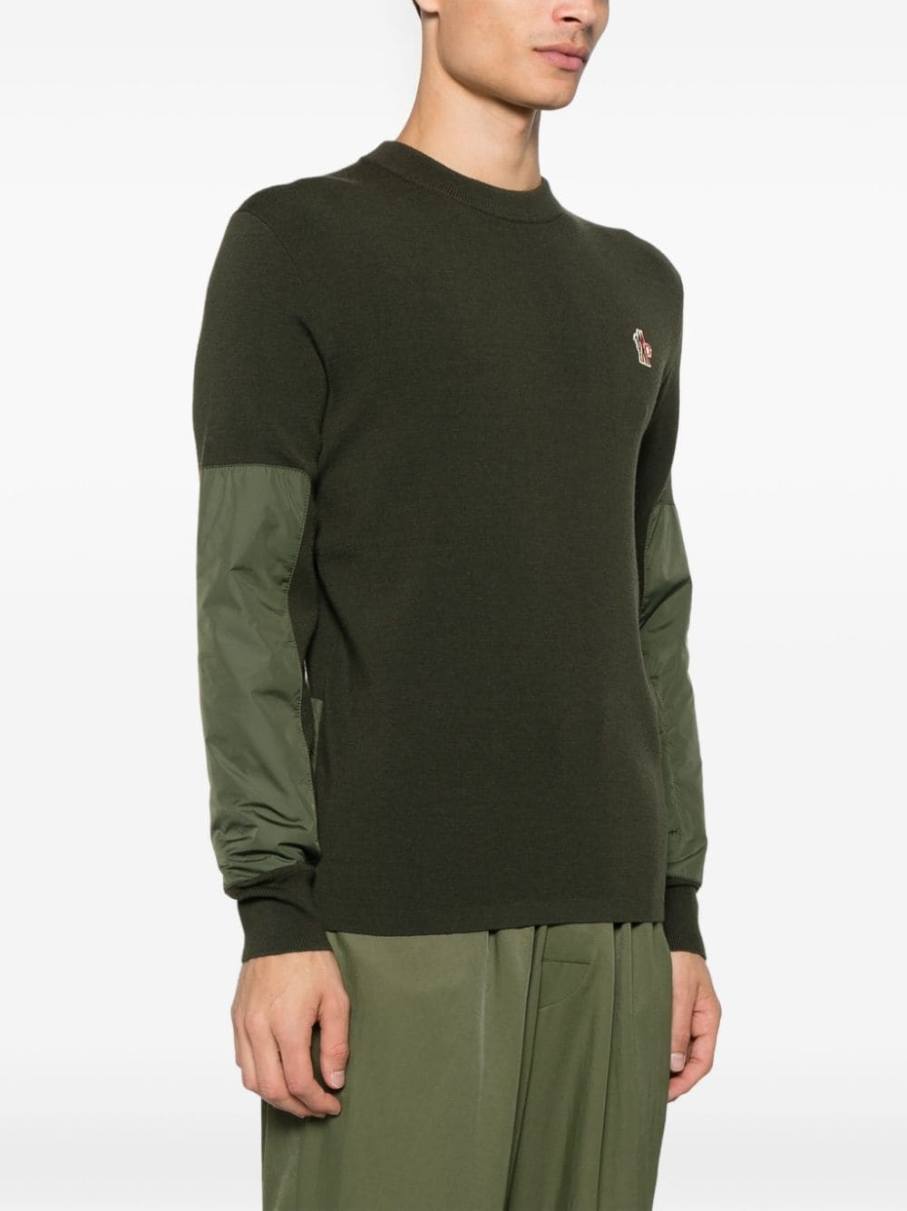 logo-patch sweater - 3