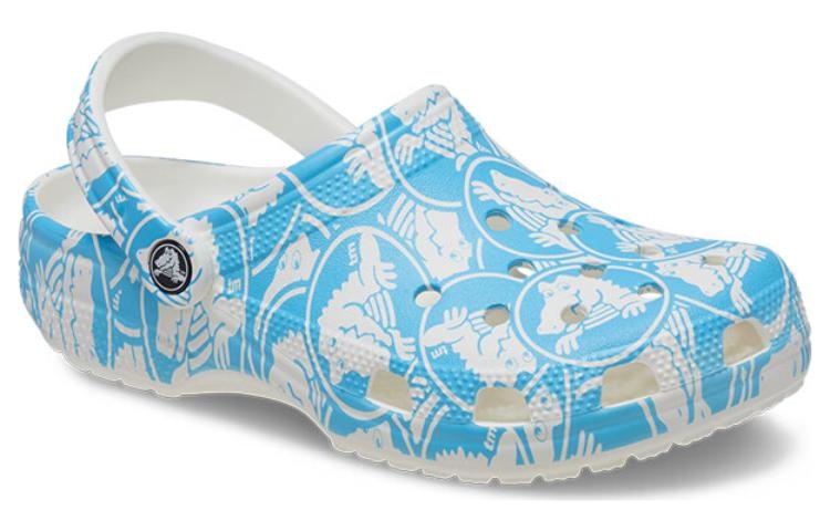 Crocs Classic Duke Print Clogs 'Blue White' 210003-4OX - 4