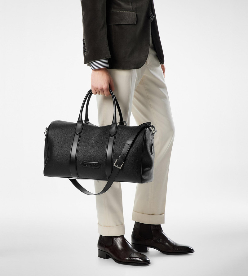 GRAIN LEATHER WIDE OPENING MEDIUM DUFFLE 6