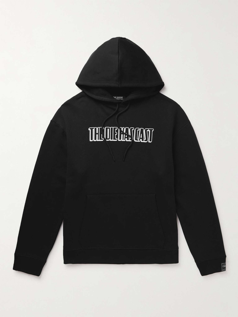 Printed Cotton-Jersey Hoodie - 1