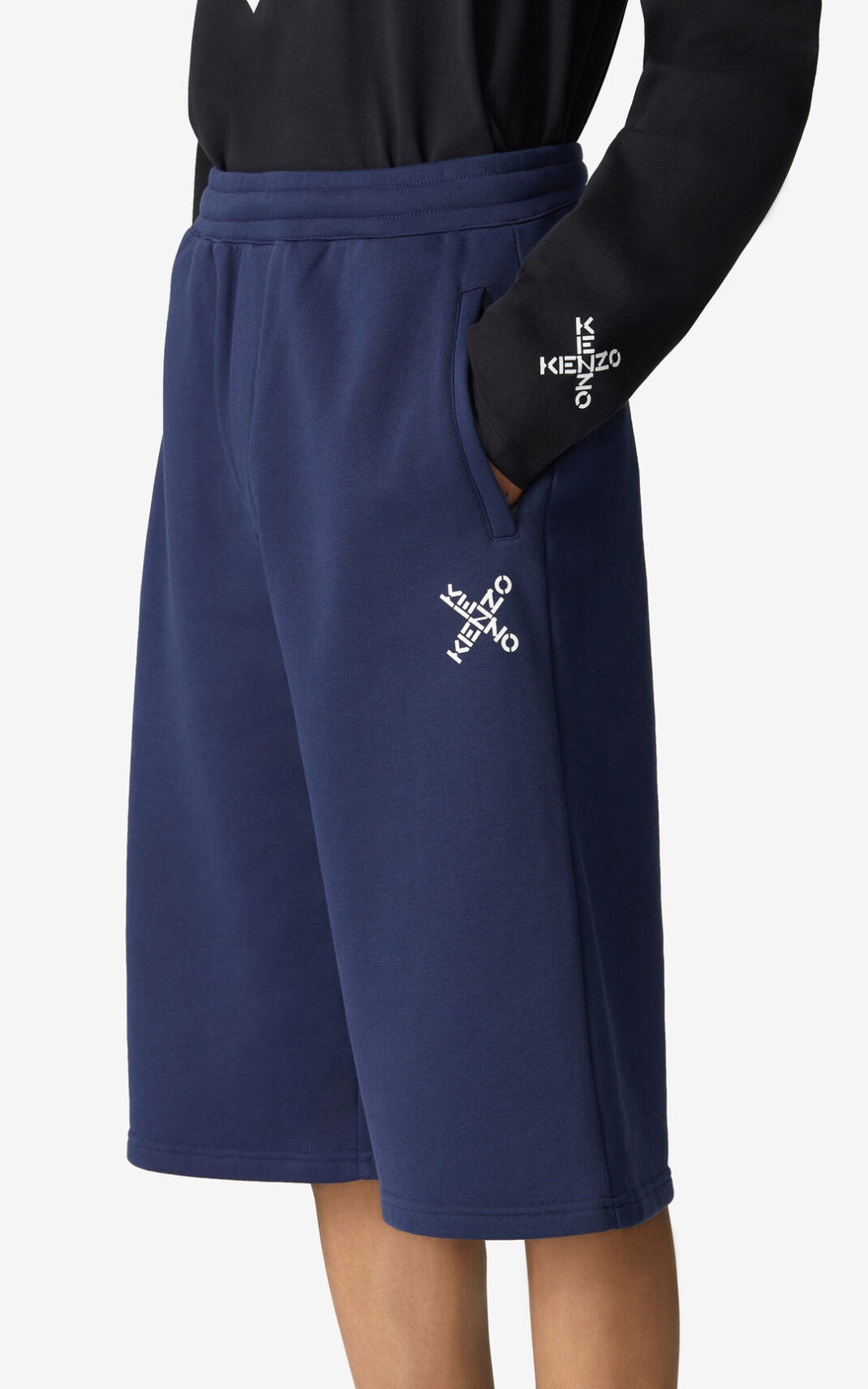 Oversized KENZO Sport 'Little X' shorts - 4