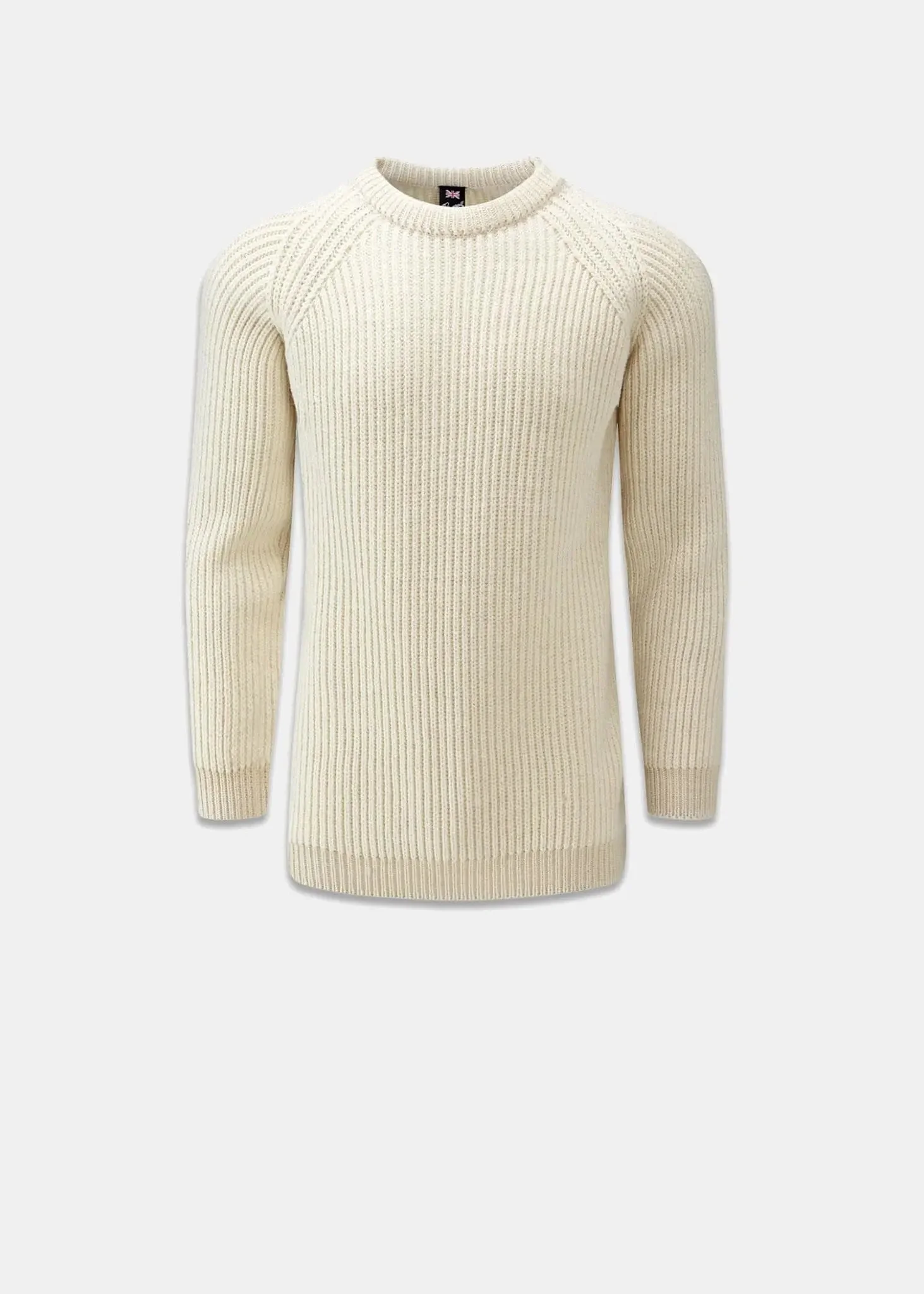 Men's Fisherman Jumper Ecru - 1