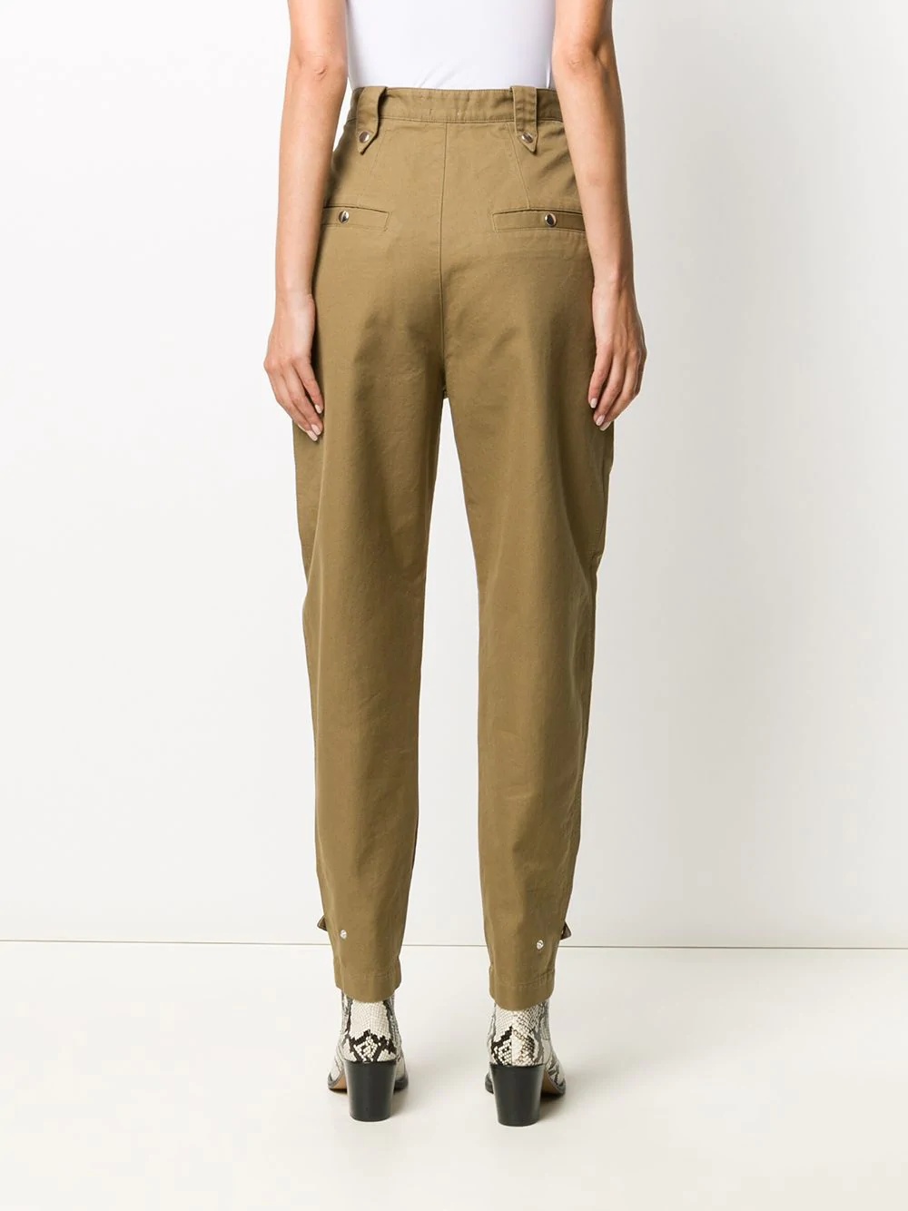 Pulcie carrot-fit trousers - 4