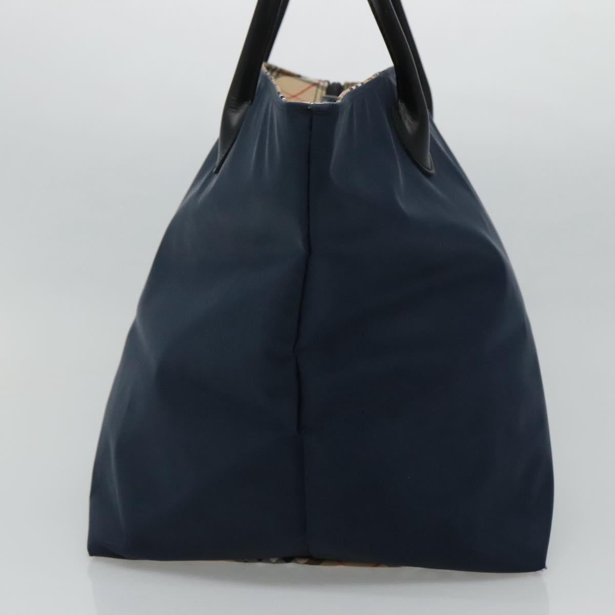 Burberry Blue Label Tote Bag Nylon Navy - 3