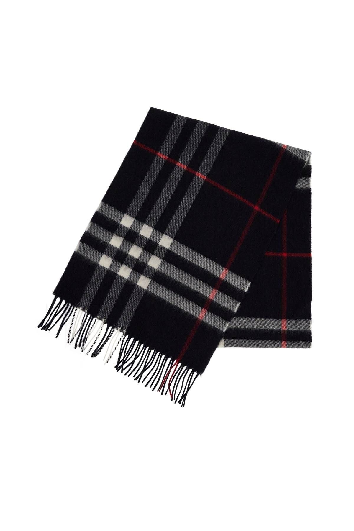 CHECK CASHMERE SCARF - 3