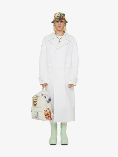 Givenchy TRENCH COAT IN COTTON WITH COLLAR IN 4G LEATHER outlook