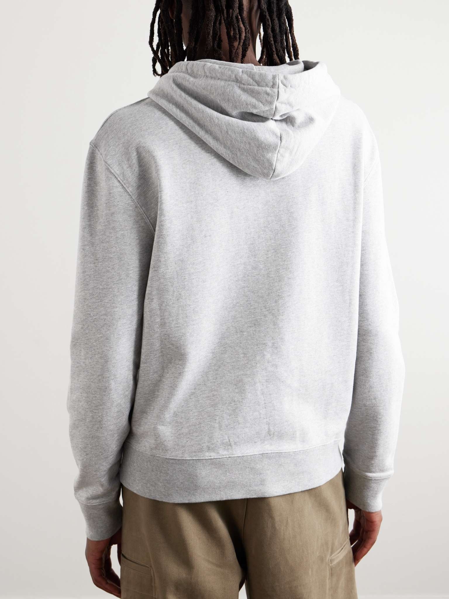 Logo-Appliquéd Printed Cotton-Jersey Hoodie - 3