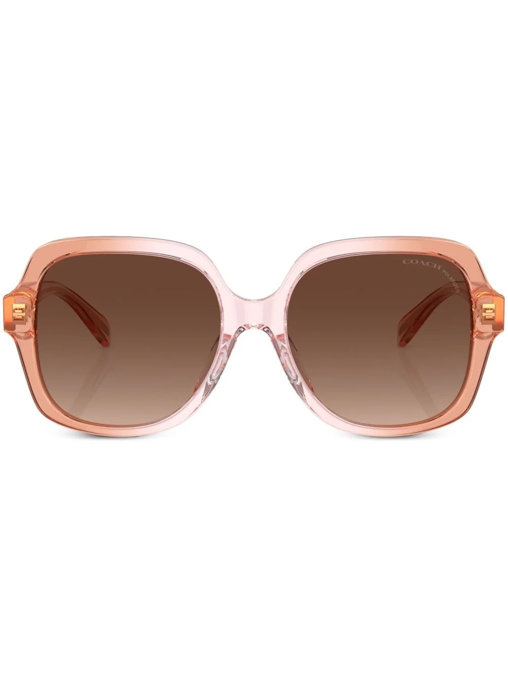 ombré-effect oversize-frame sunglasses - 1