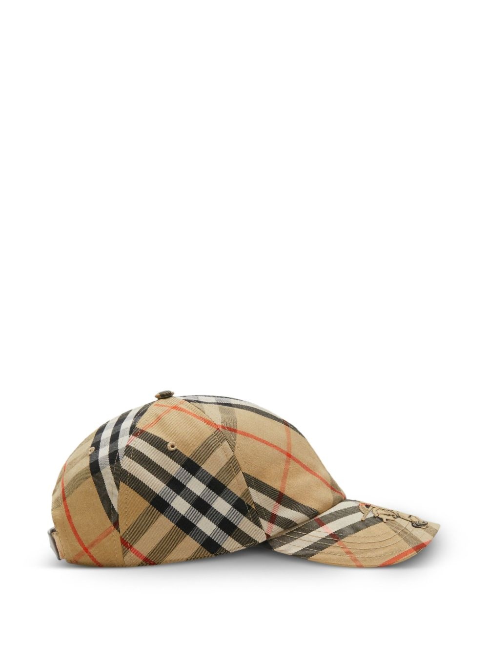 check pattern baseball cap - 2