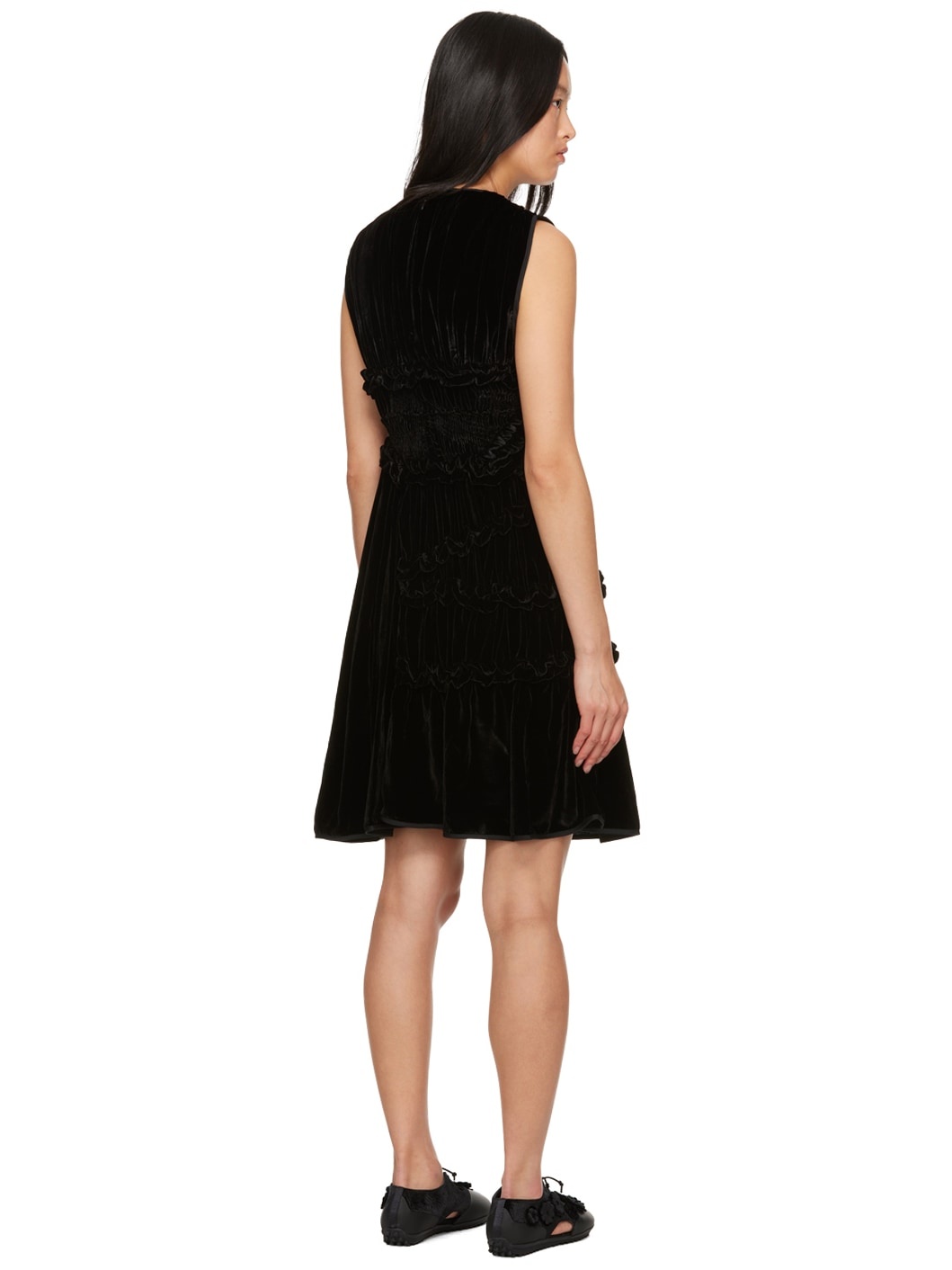 Black Uki Midi Dress - 3