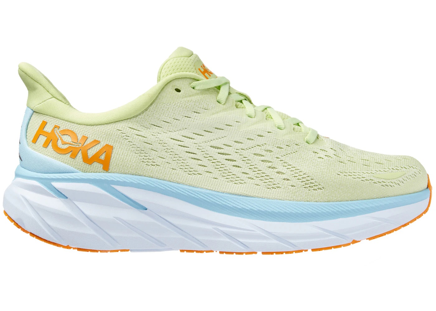 Hoka One One Clifton 8 Butterfly Yellow Summer Song - 1