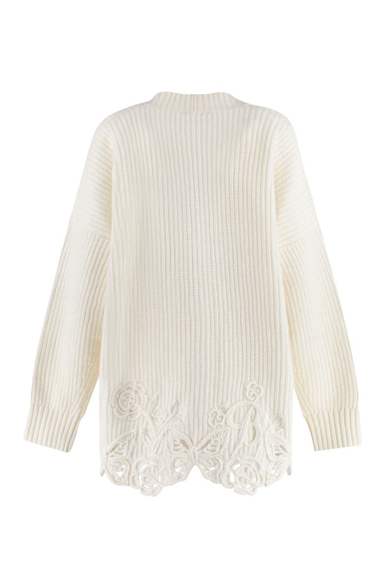 BLUMARINE WOOL CARDIGAN - 2