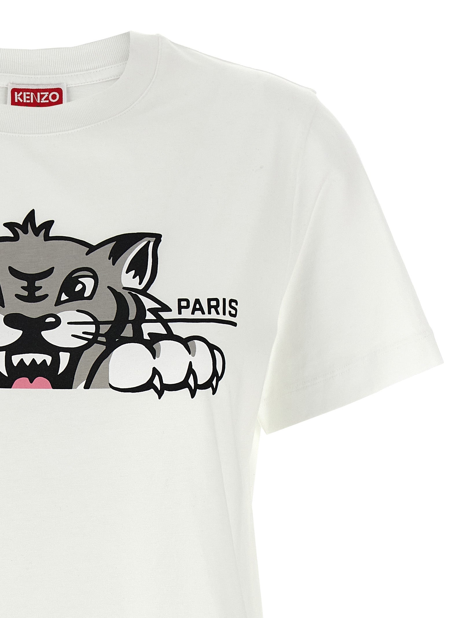 Happy Tiger T-Shirt White - 3