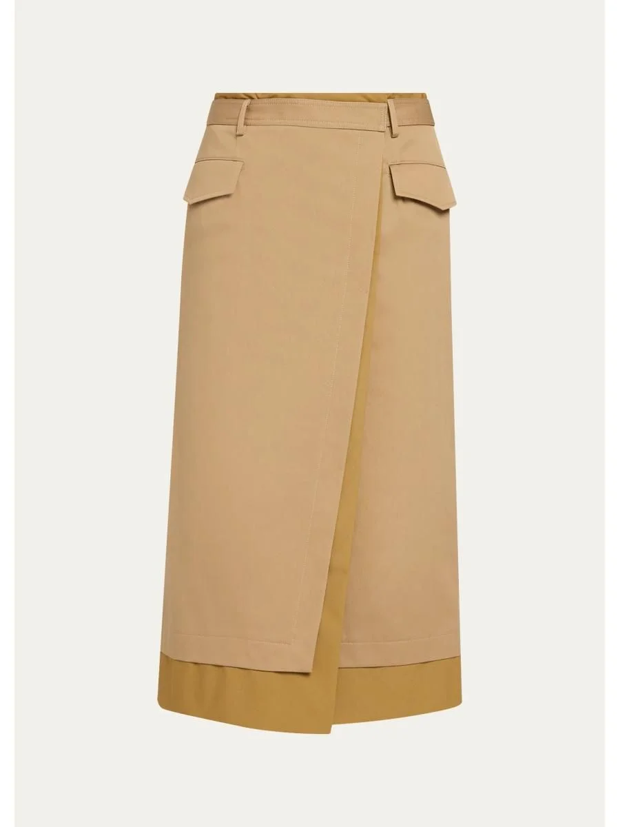A Trip to the Met Wrap Midi Skirt - 1