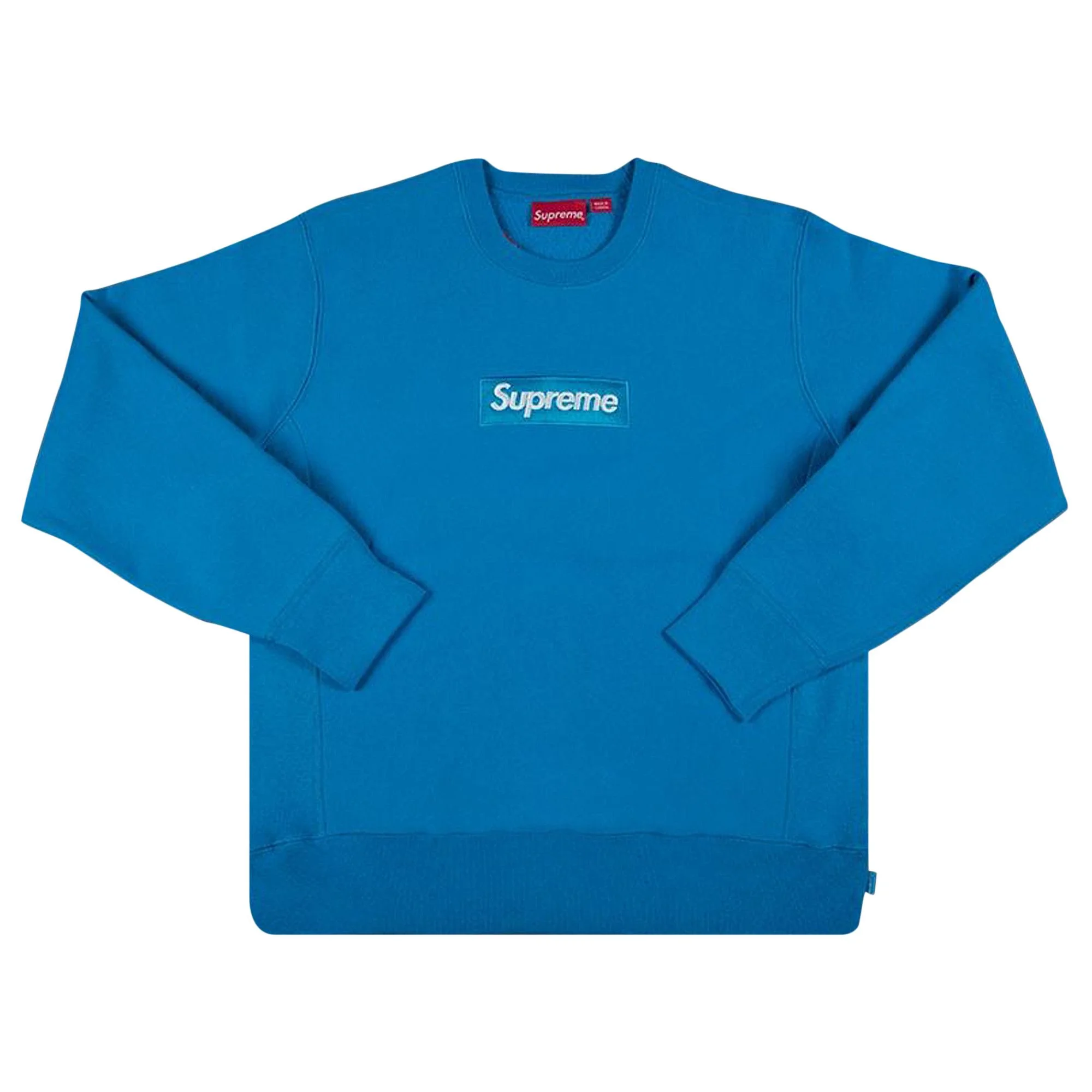 Supreme Box Logo Crewneck 'Bright Royal' - 1