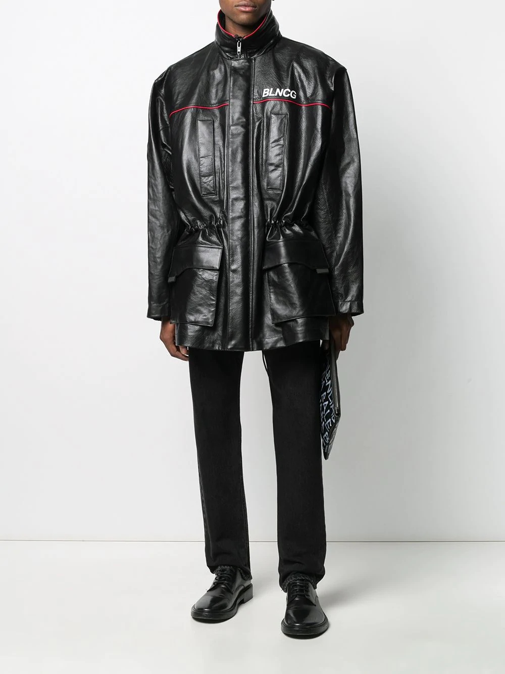 BLNCG leather parka - 2