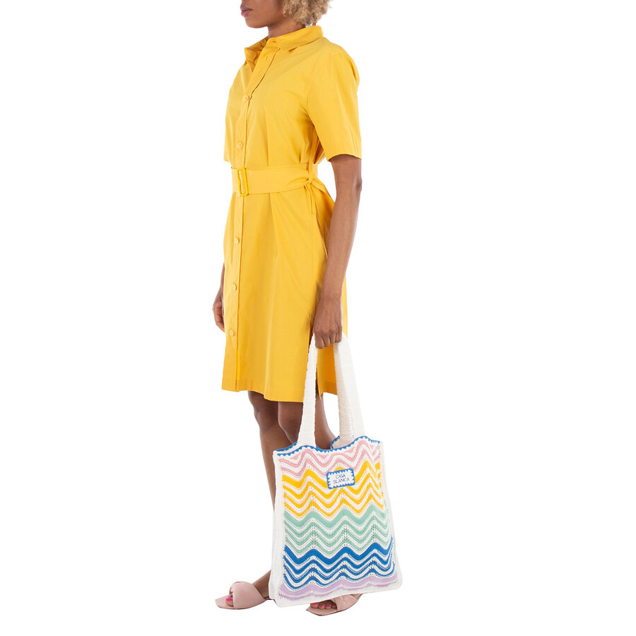 Casablanca Ladies Gradient Wave Crochet Tote Bag - 2