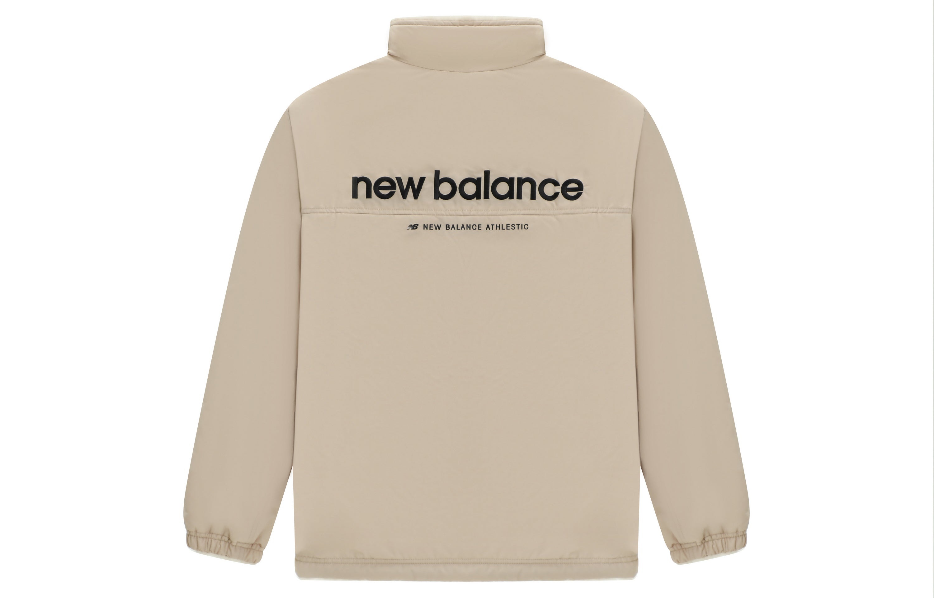 New Balance Logo Warm Down Jacket 'Beige White' 6DC43783-CRE - 2