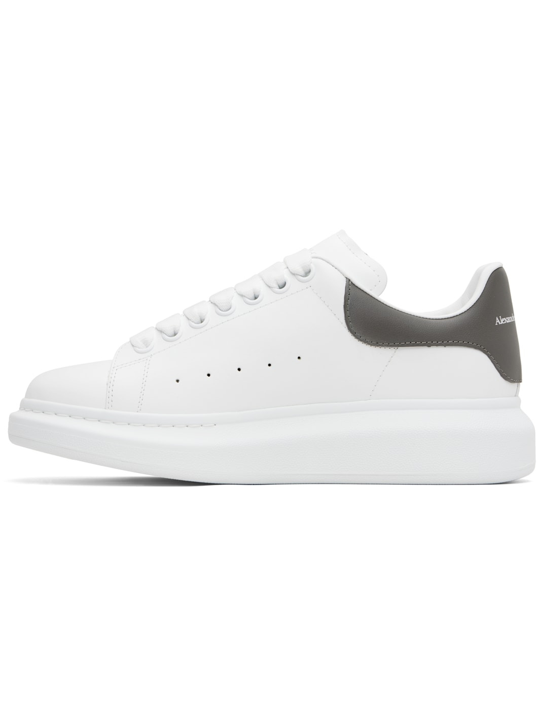 White & Gray Oversized Sneakers - 3