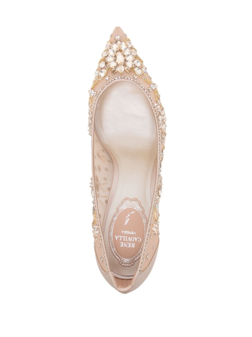 80mm crystal-embellished pumps - 4