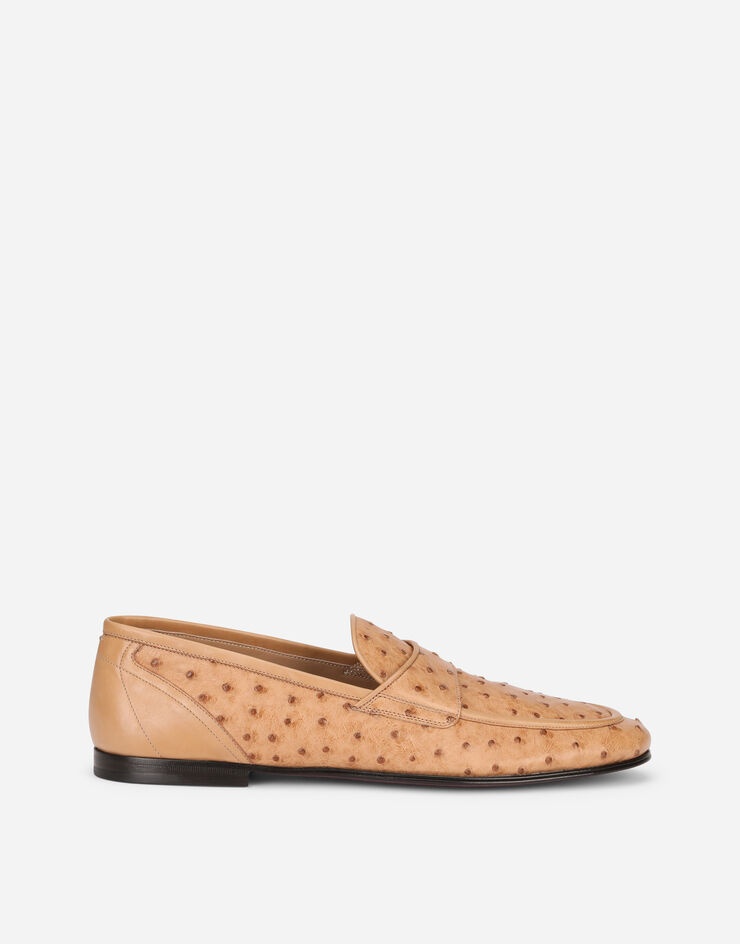 Ostrich skin slippers - 1