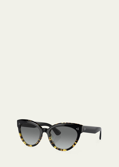 Oliver Peoples Gradient Acetate Cat-Eye Sunglasses outlook