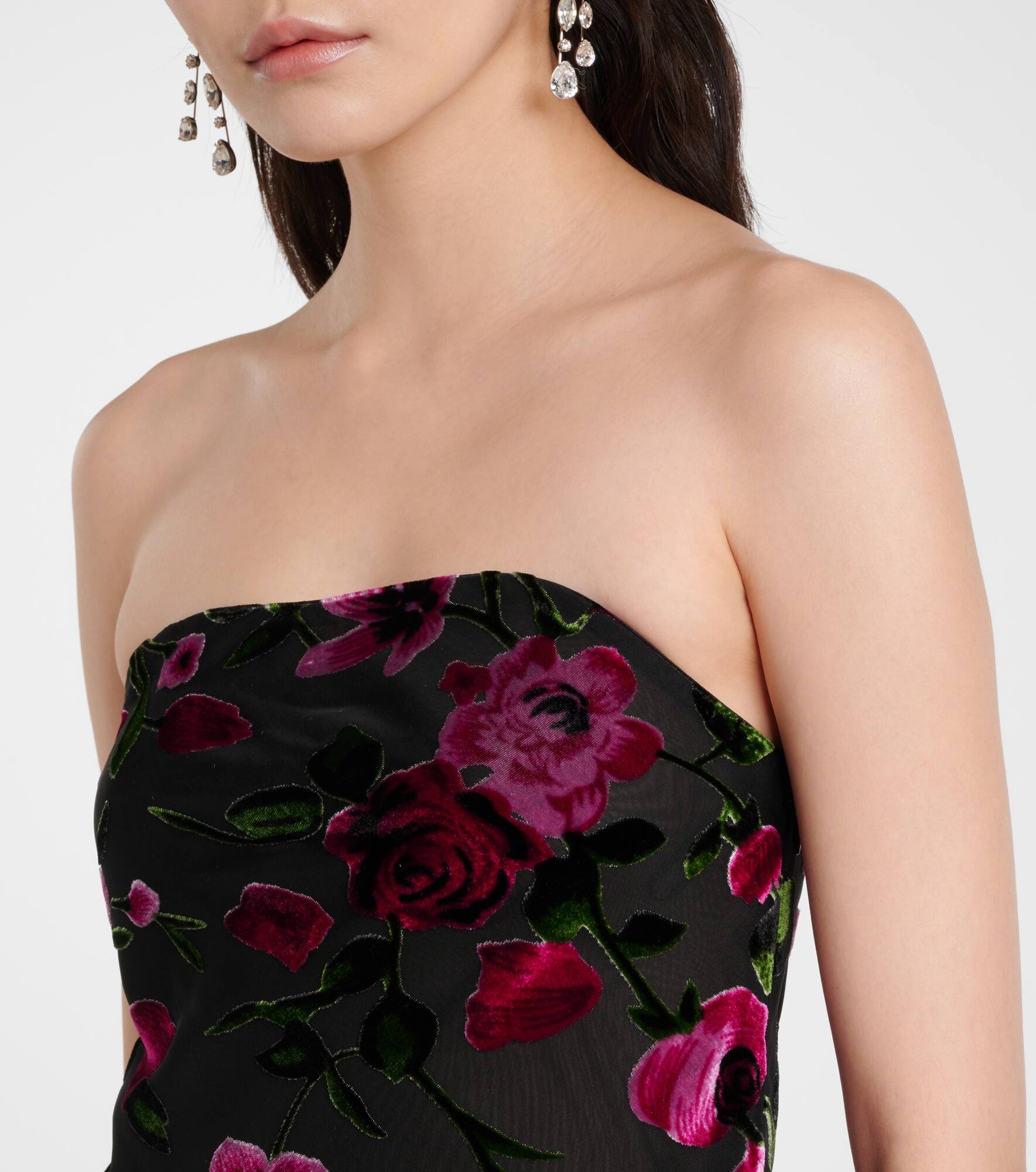Velvet devoré gown - 4