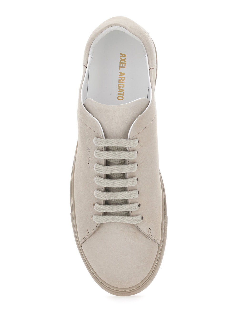Axel Arigato Men 'Clean 90' Beige Low Top Sneakers With Logo Lettering On The Side In Leather Man - 4