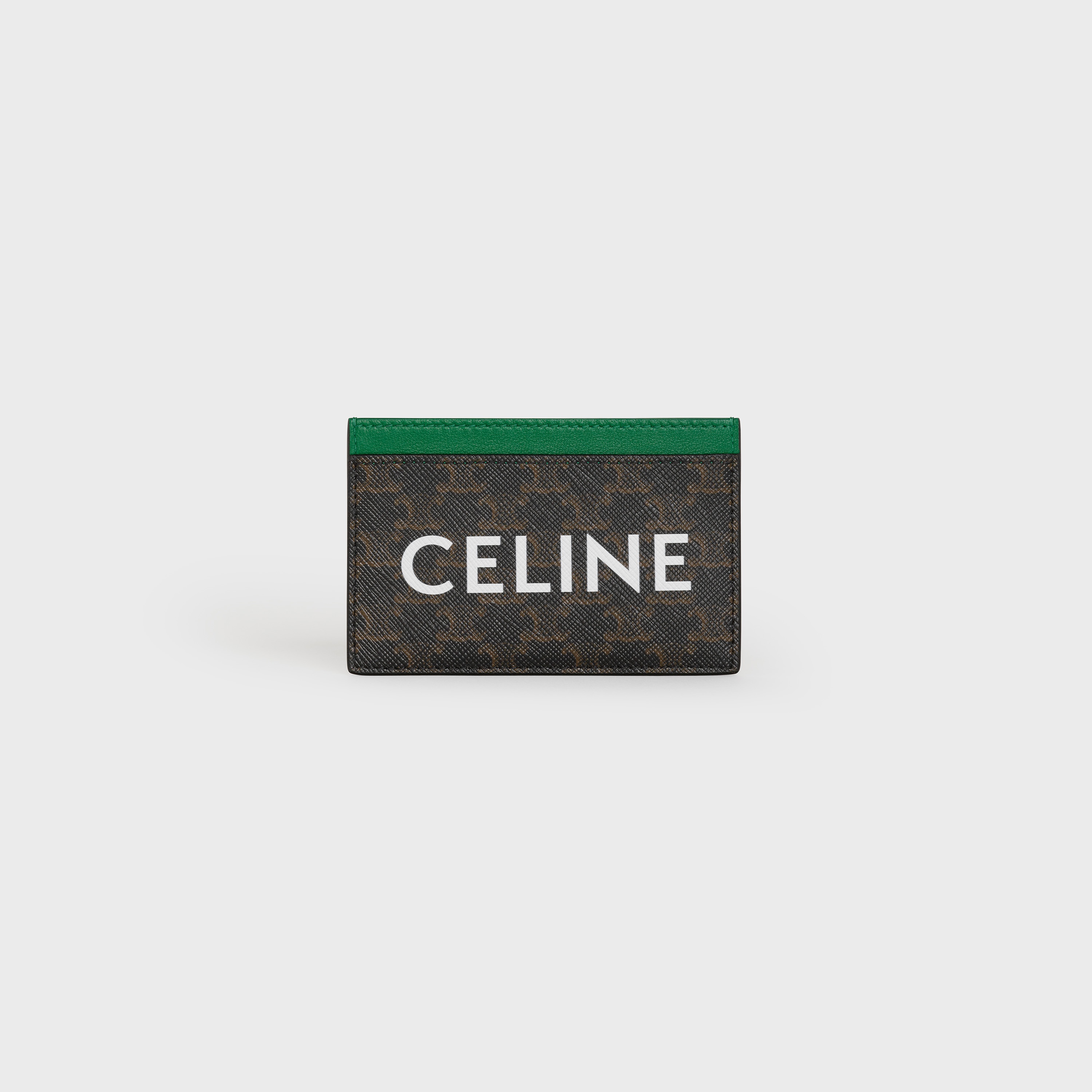 Card holder in Triomphe canvas with Celine Print - 1