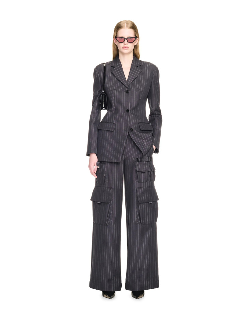 Off-White Pinstripe Toybox Cargo Pant outlook