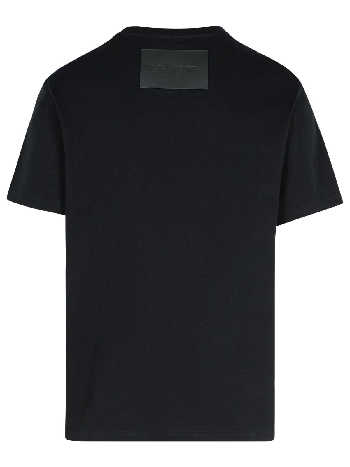 Jil Sander Black Cotton T-Shirt Men - 3