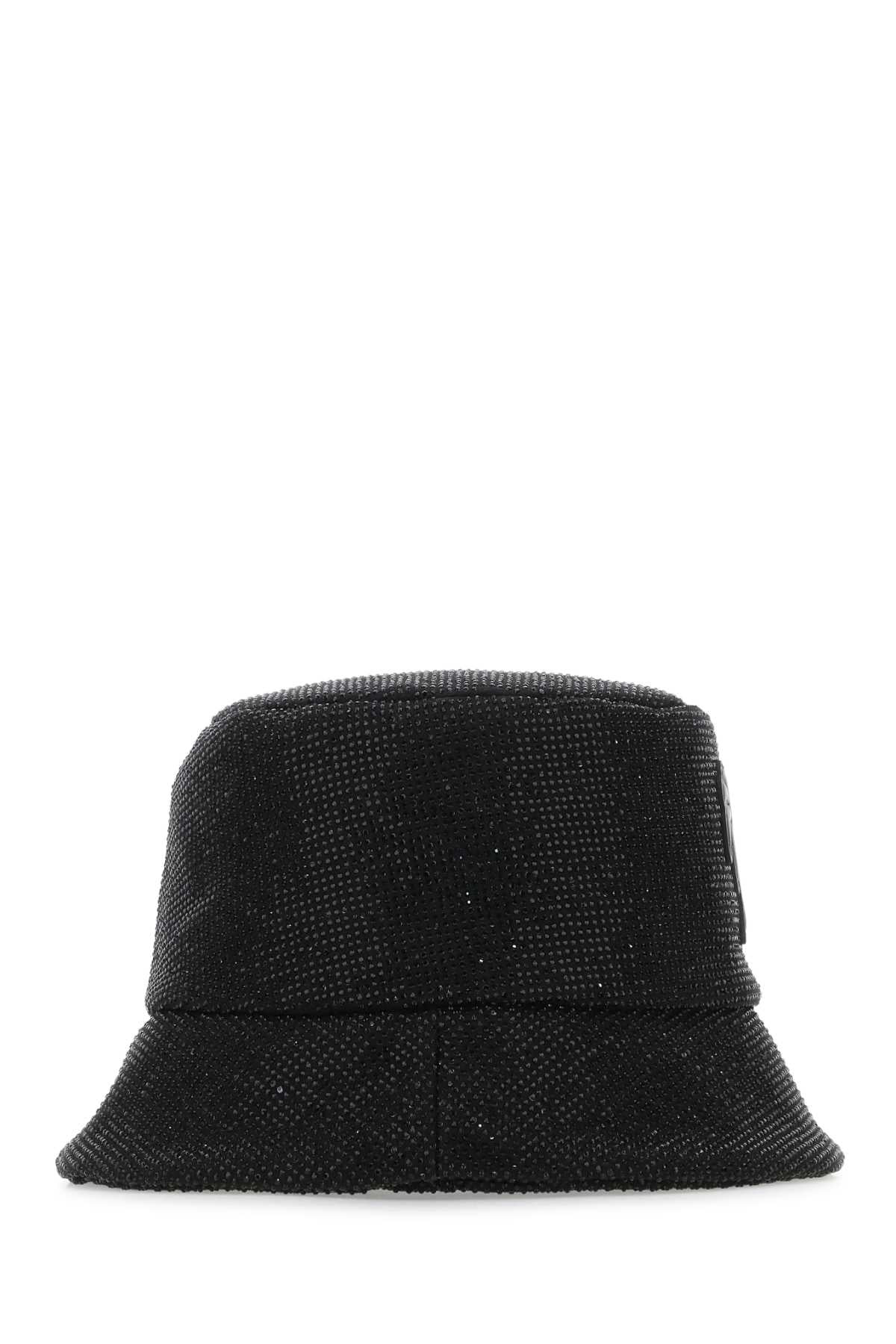 Palm Angels Women Black Cotton Hat - 2
