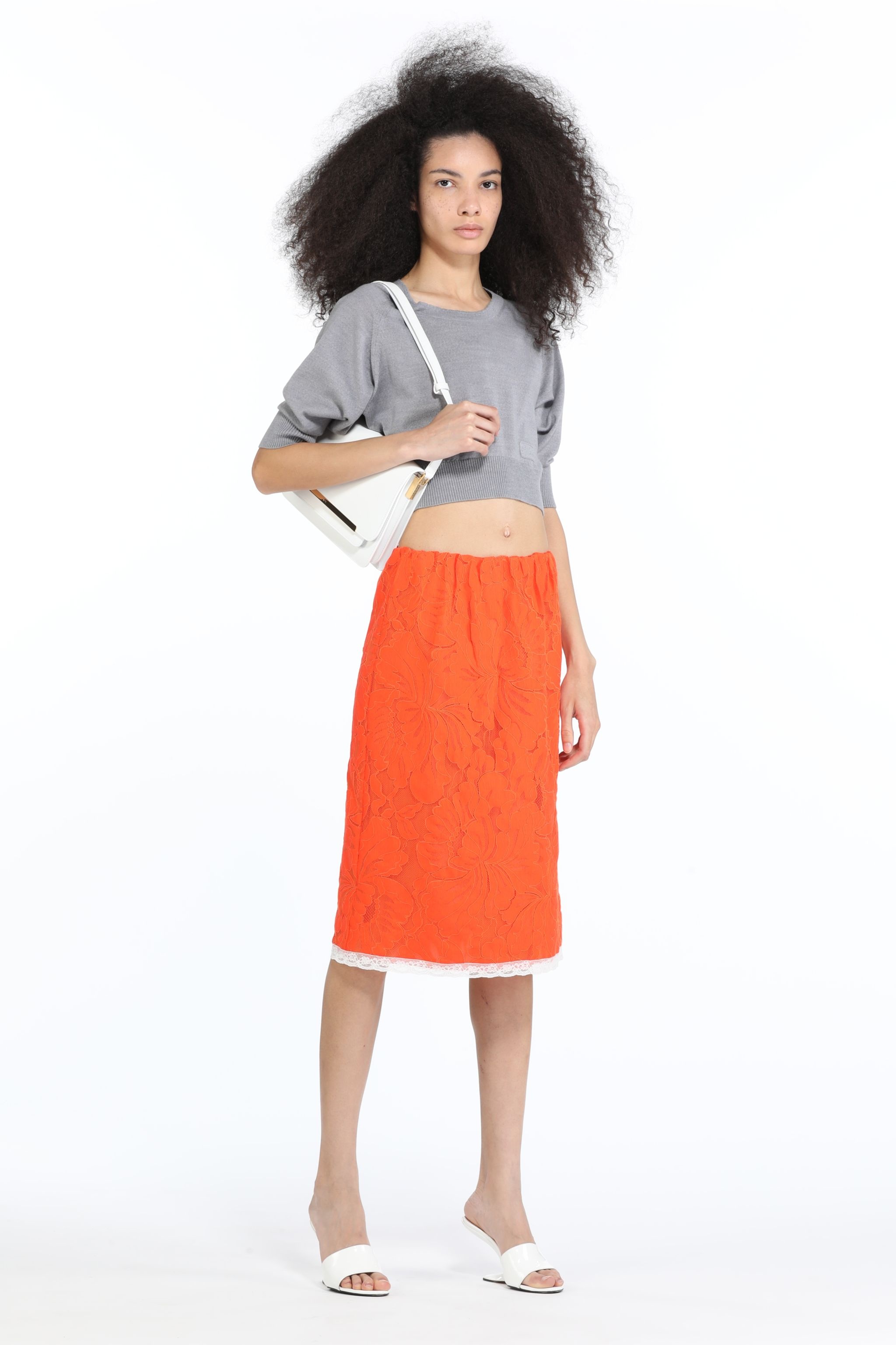 FLORAL-APPLIQUÉ SKIRT - 4