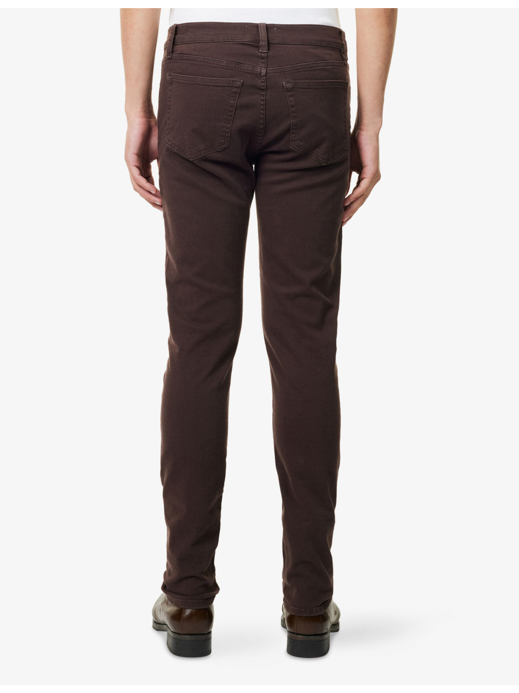 L'homme tapered-leg mid-rise stretch-denim jeans - 4
