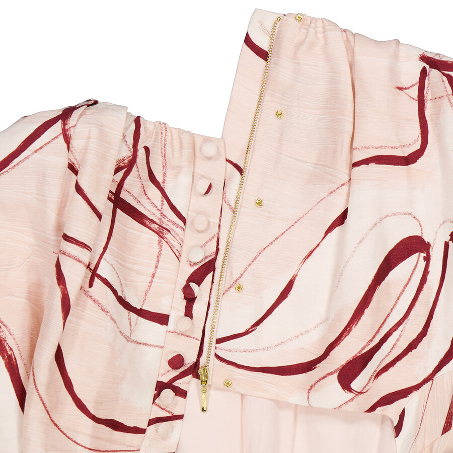 Aje Whimsical Dove Psychedelia Cut Out Mini Dress - 8