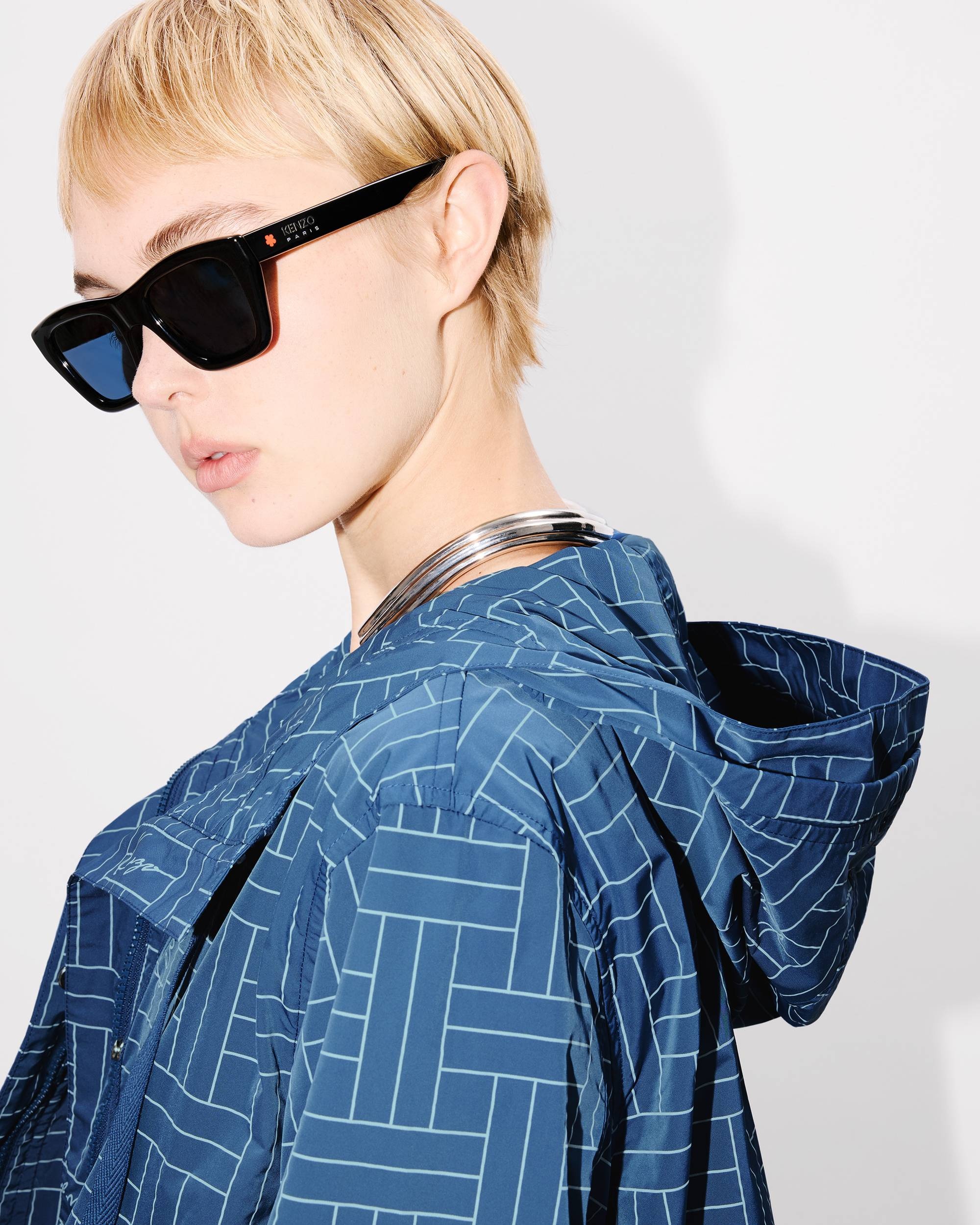 'KENZO Weave' short windbreaker - 8