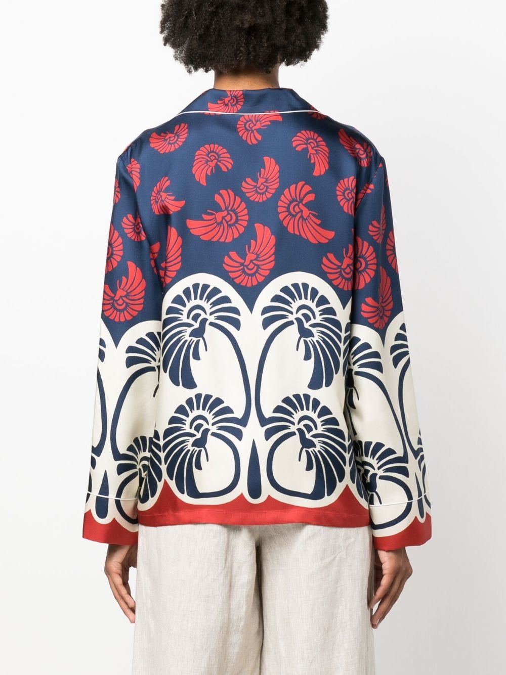 Hammock floral-print silk shirt - 4