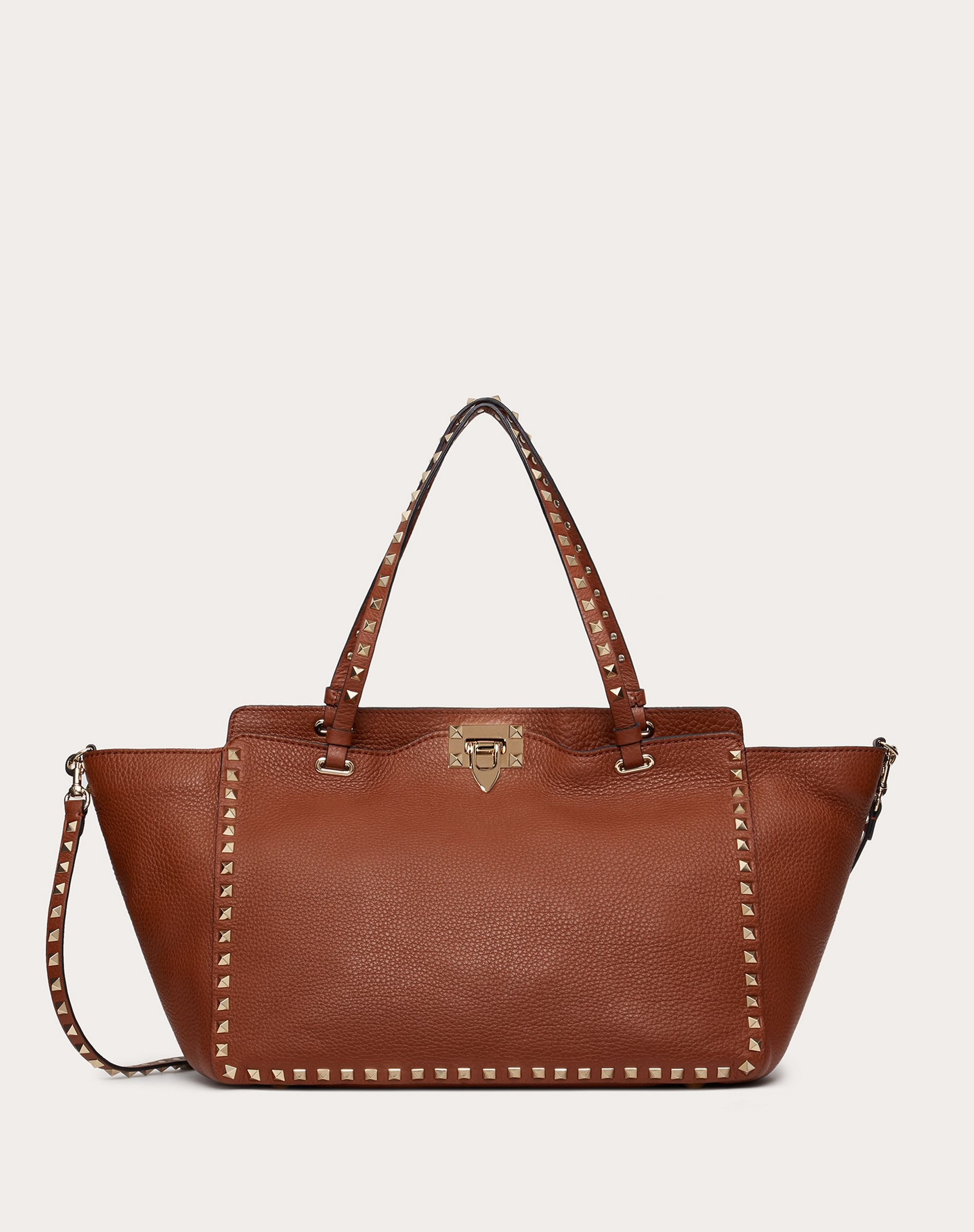 Medium Rockstud Grainy Calfskin Bag - 1