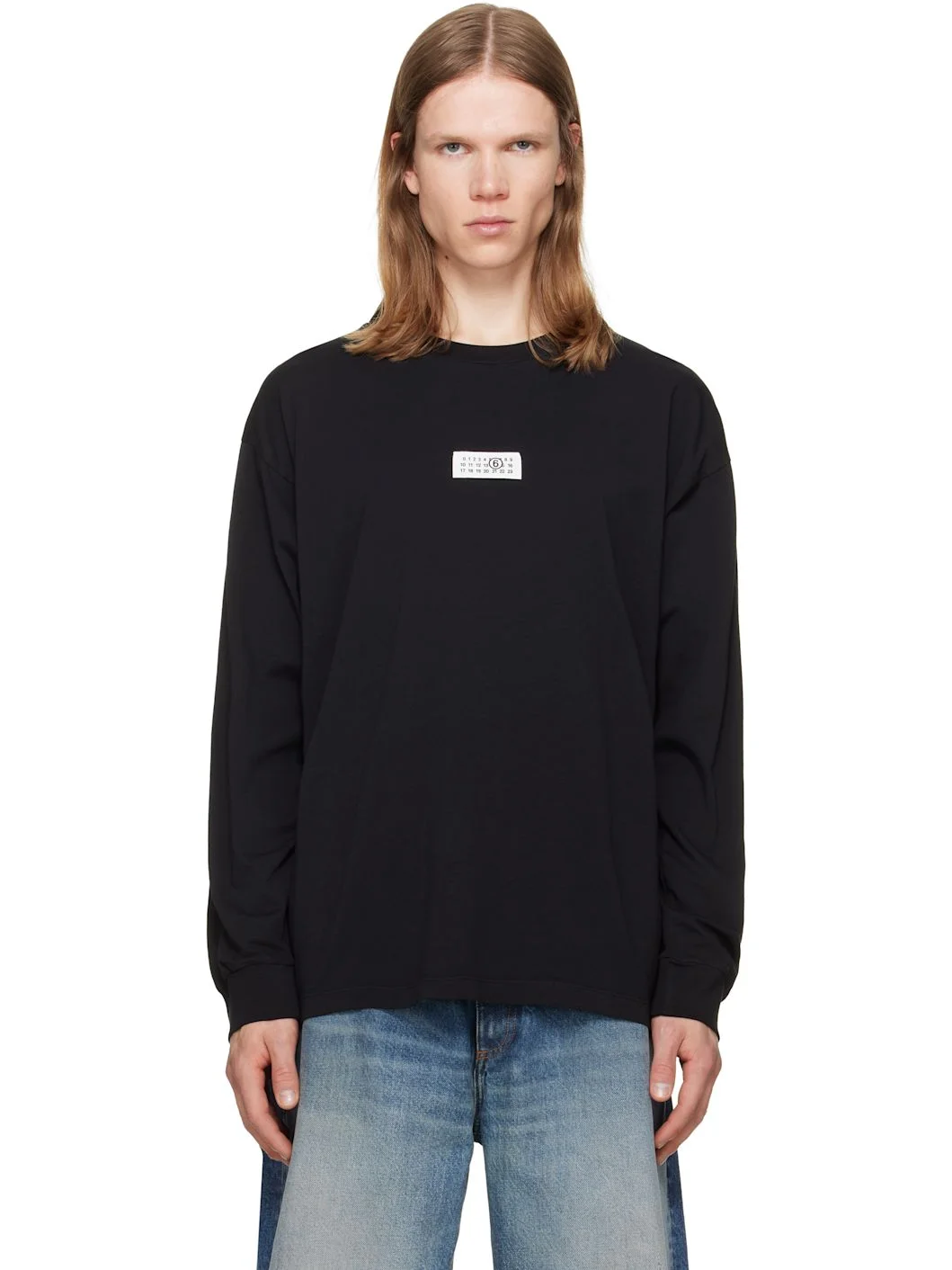 Black Cotton T-shirt - 1