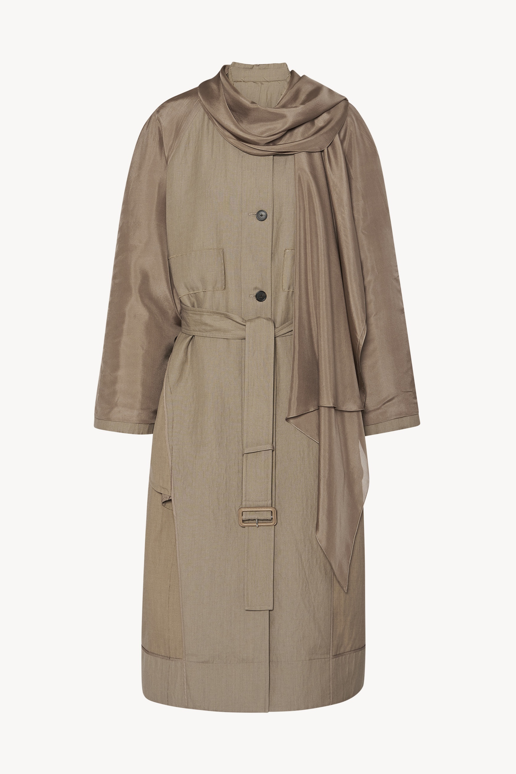 Evia Coat in Silk - 1