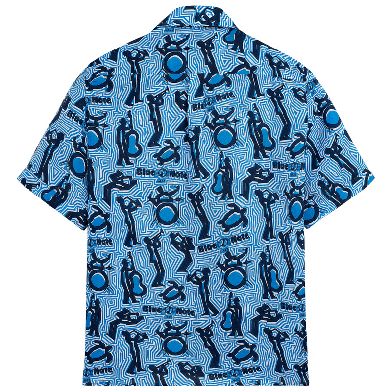 Vilebrequin Men Linen Bowling Shirt - Vilebrequin x Blue Note outlook