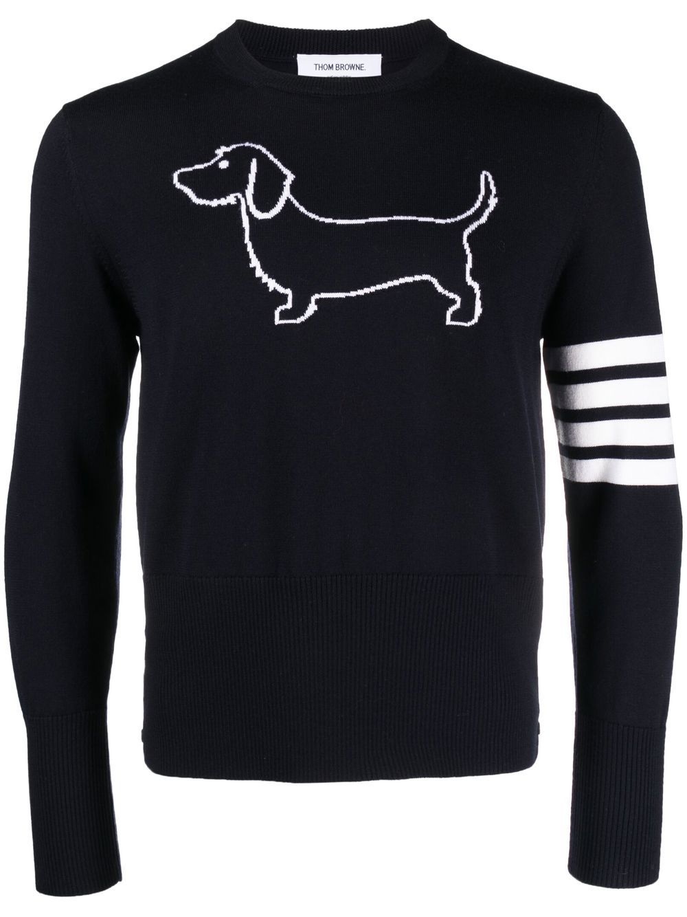 4-Bar stripe wool jumper - 1