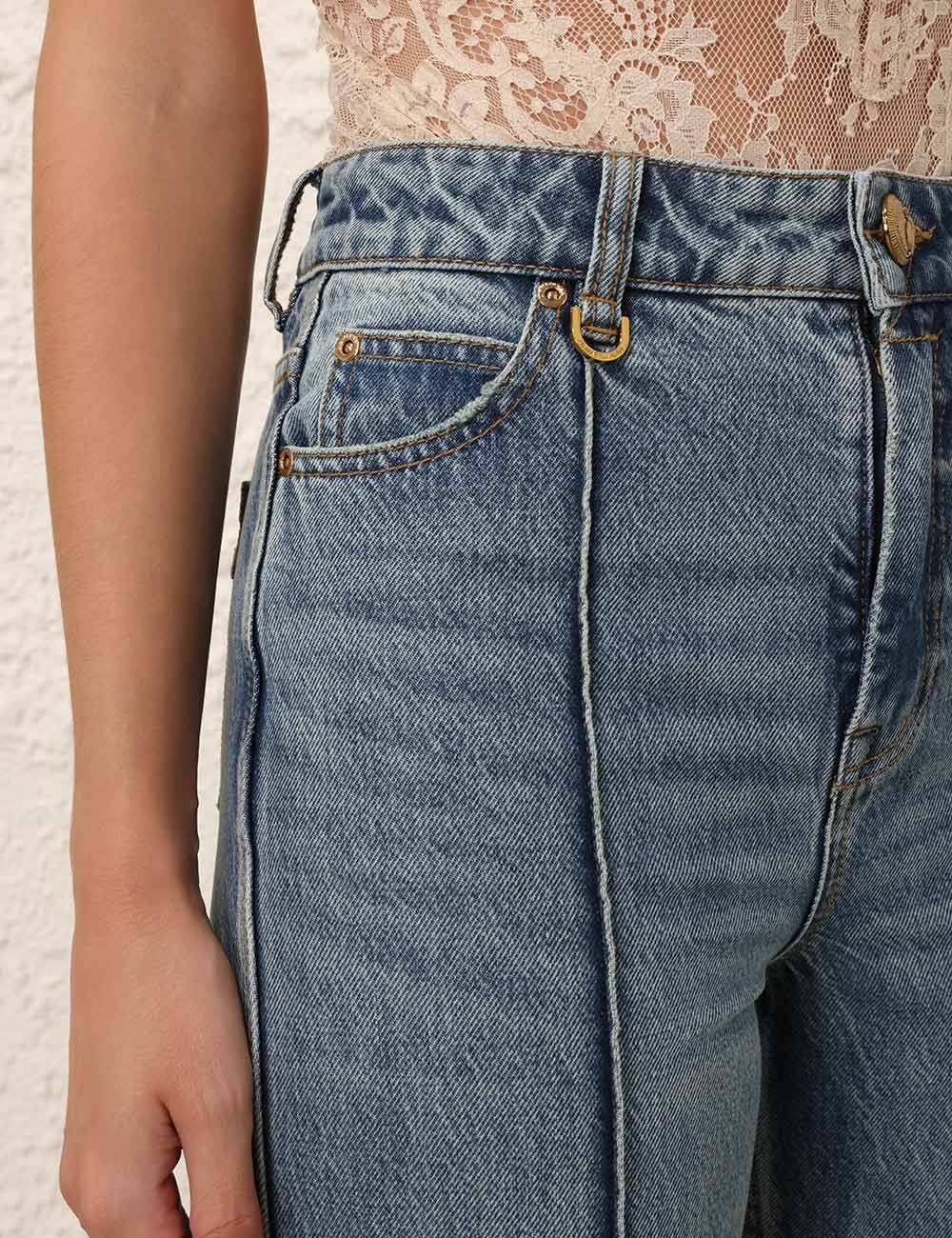 ILLUSTRATION WIDE LEG JEAN - 5
