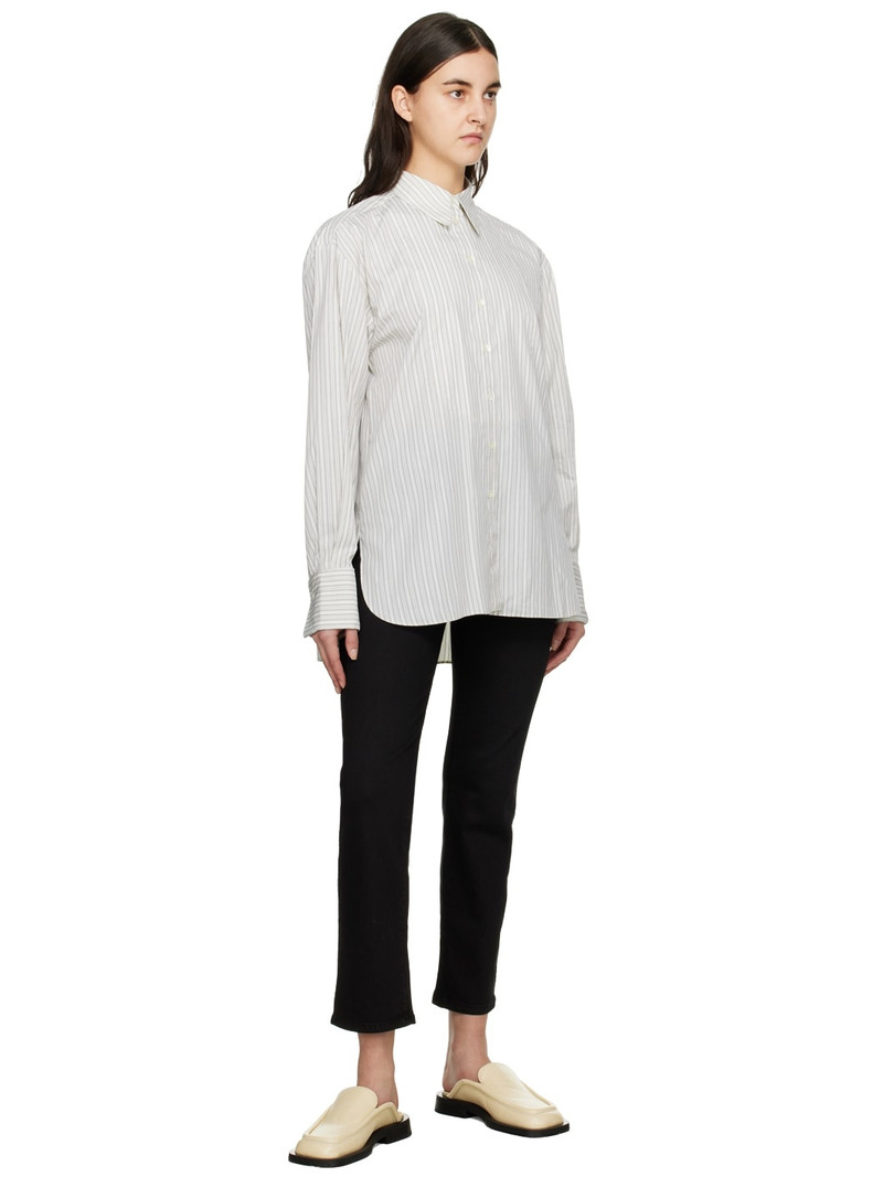 BITE Studios Off-White Striped Shirt outlook