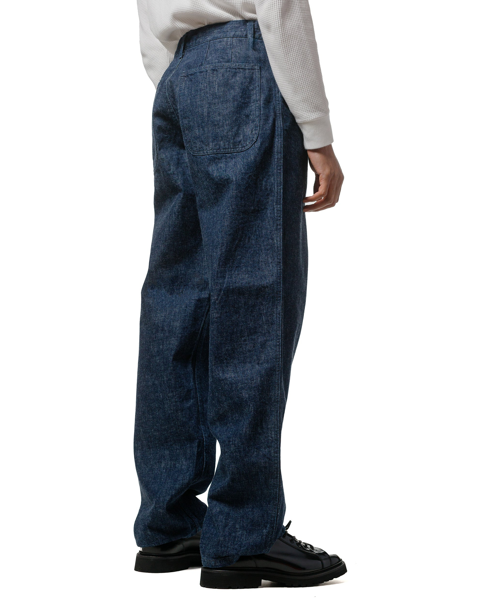 5PKT Jean Indigo One Wash Denim - 3