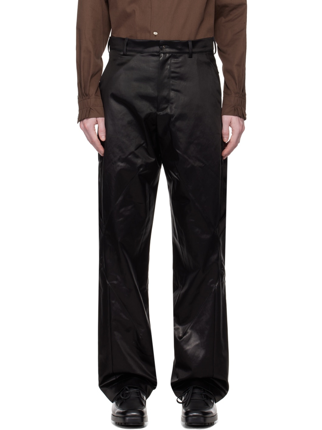 Black Melsas Trousers - 1