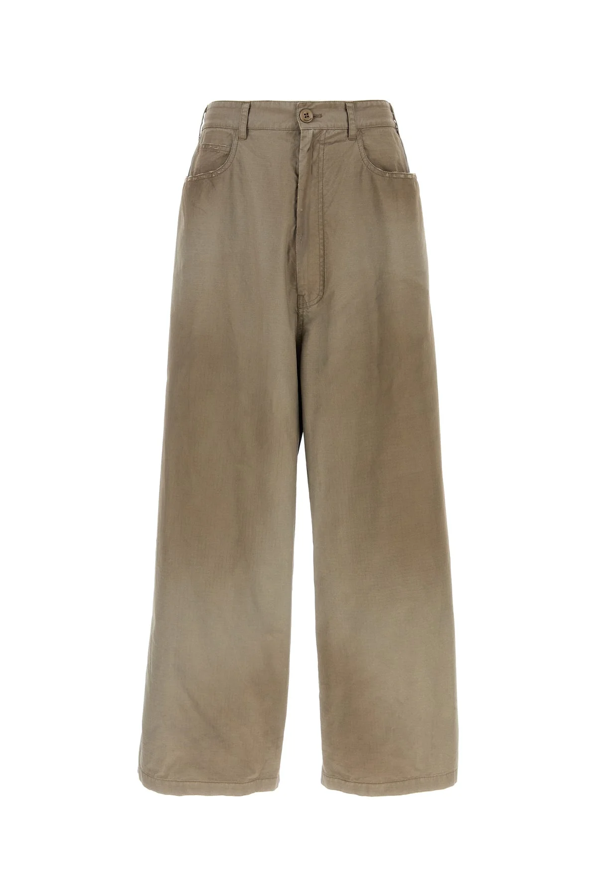 Two-tone cotton and polyester pant - 1
