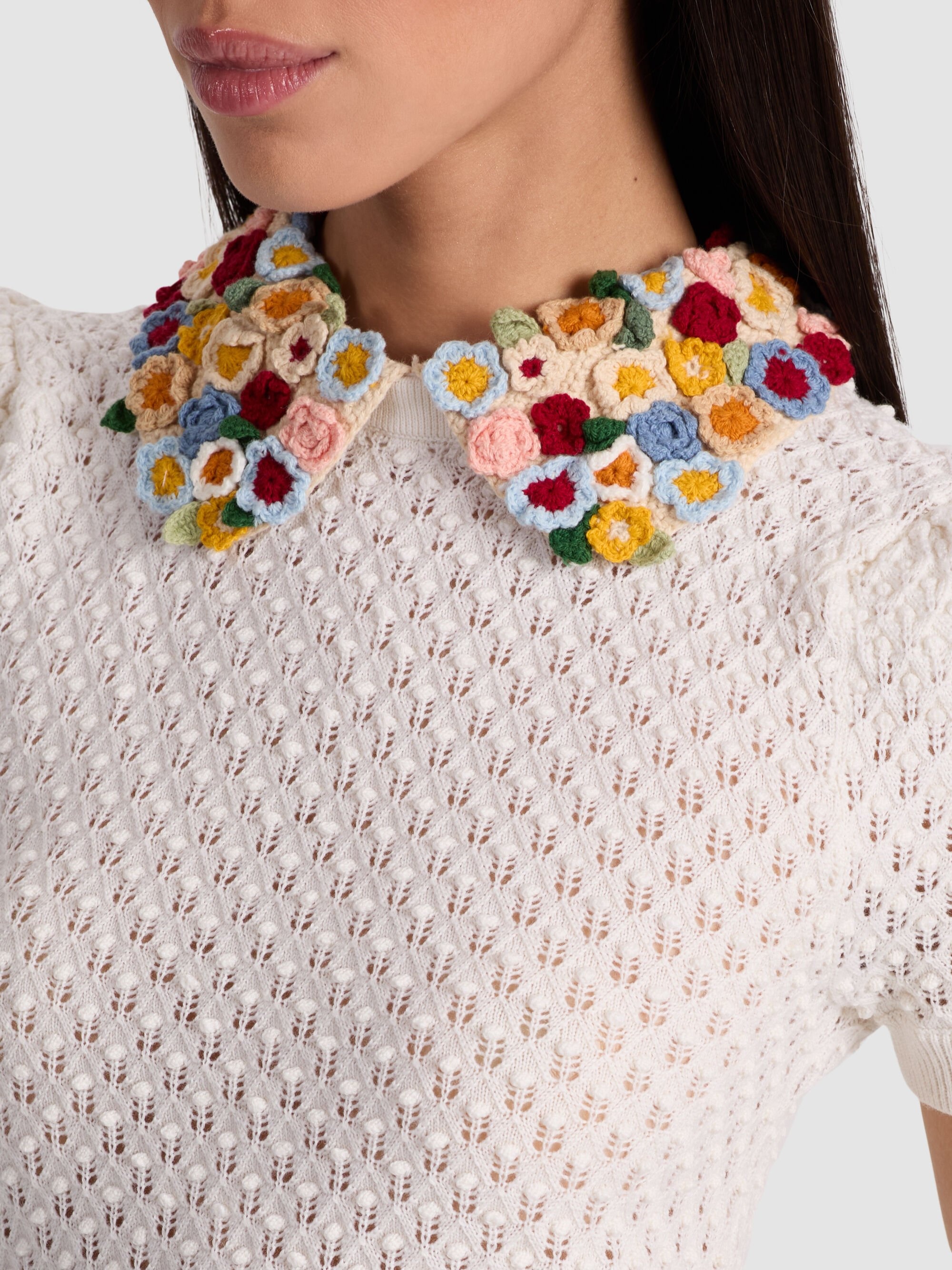 CHASE PUFF SLEEVE SWEATER - 5