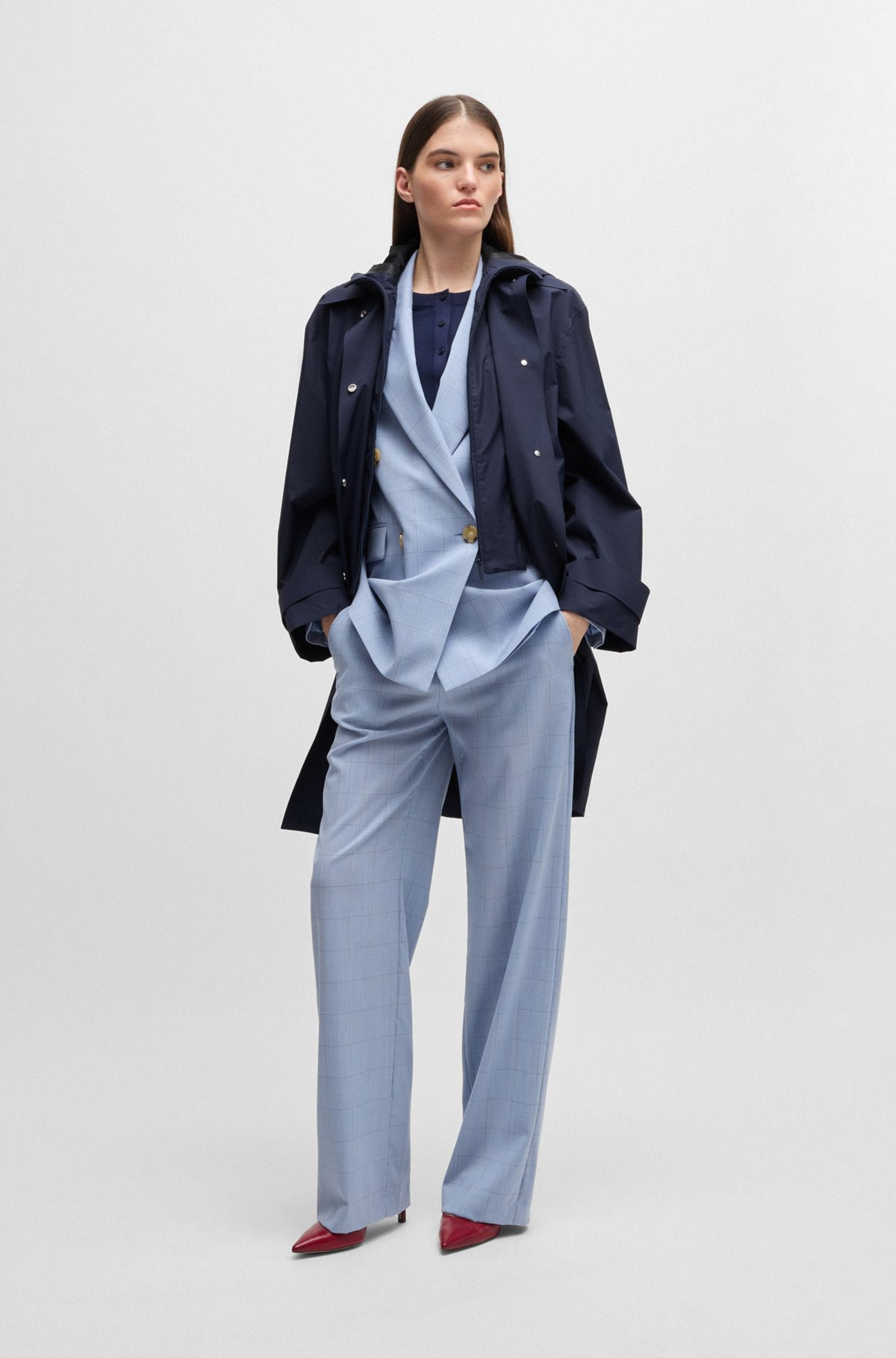 WATER-REPELLENT JACKET WITH DETACHABLE FLEECE INNER - 3
