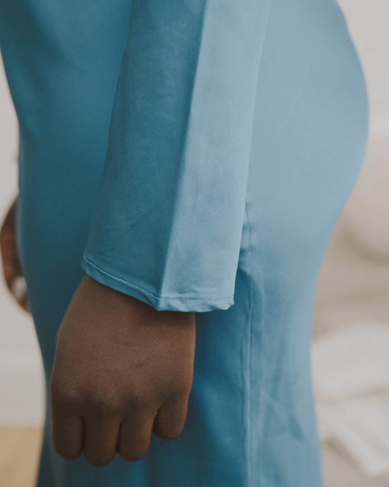 Dydine Long Sleeve Dress - Ecovero Satin 7